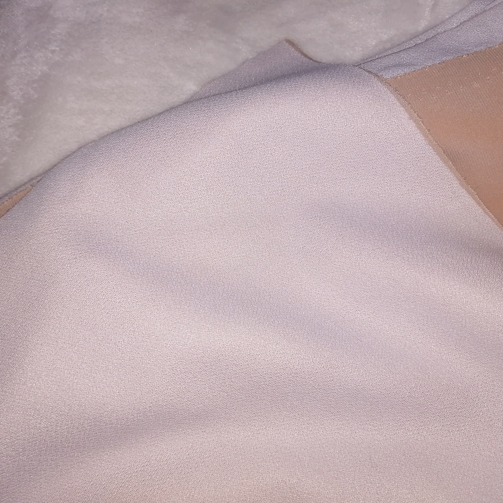 Beige Lined Fabric - Picture 3 of 5